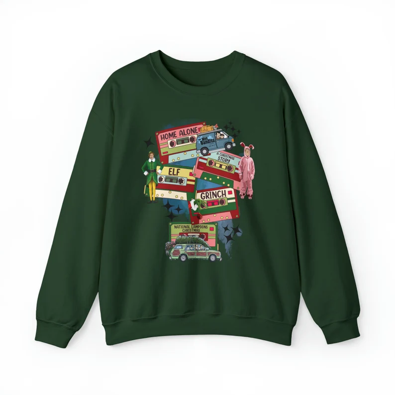 Christmas Movies Crewneck Sweatshirt