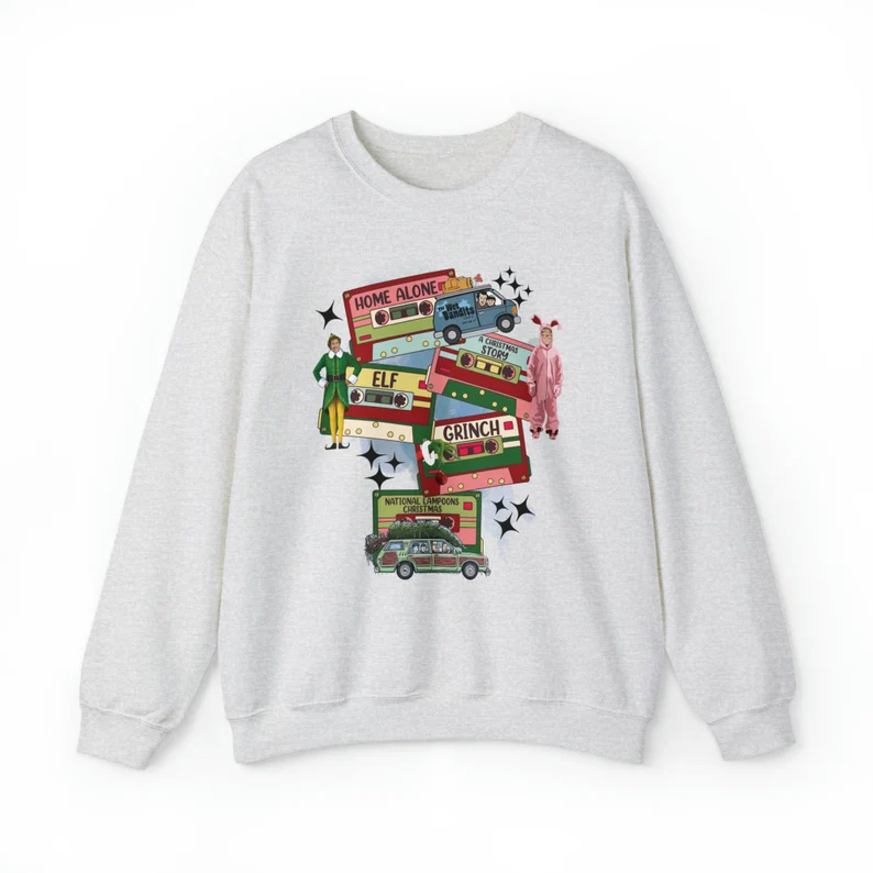 Christmas Movies Crewneck Sweatshirt