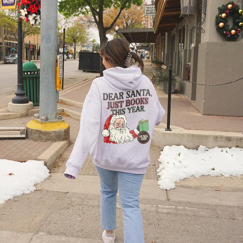 Christmas Bookish Hoodie