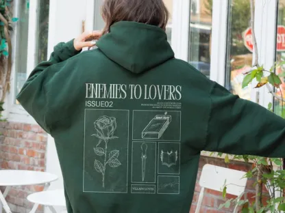 Enemies to Lovers Hoodie Morally Grey Romantasy Sweatshirt