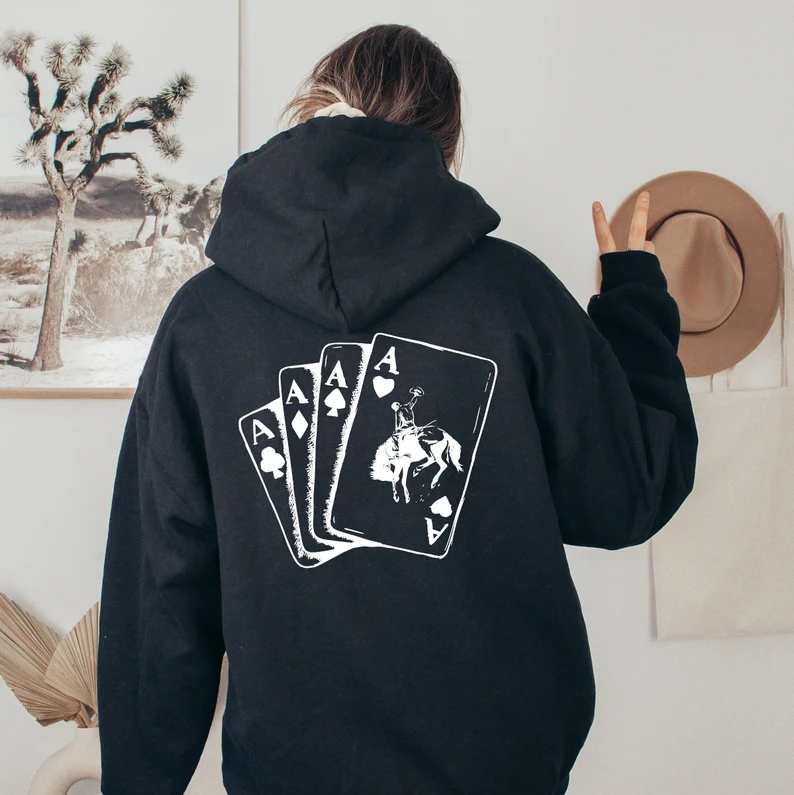 Ace Card Cowboy Hoodie