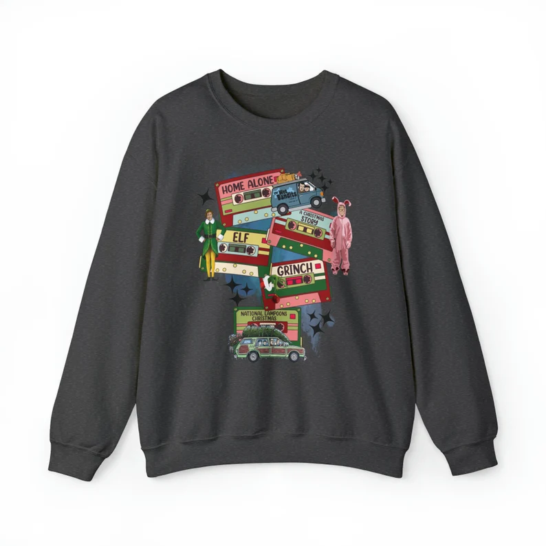 Christmas Movies Crewneck Sweatshirt