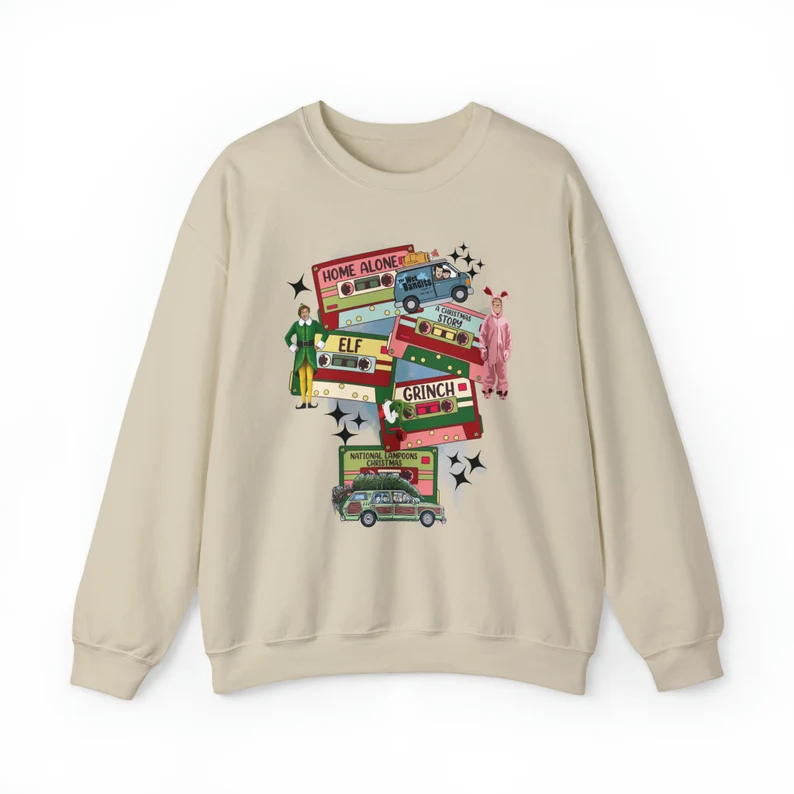 Christmas Movies Crewneck Sweatshirt