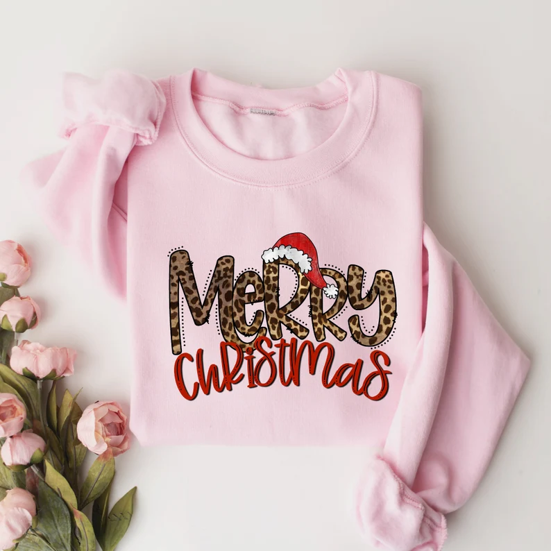Leopard Christmas Sweatshirt