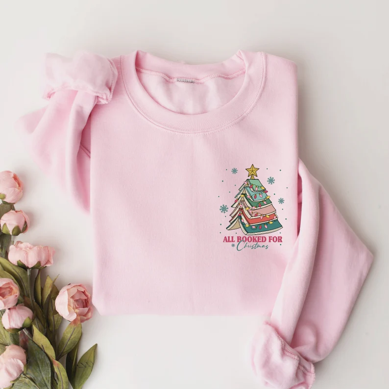 All Booked For Christmas Sweatshirt