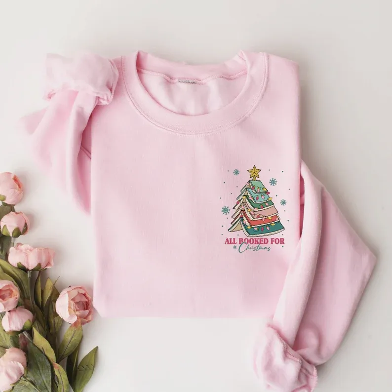 All Booked For Christmas Sweatshirt