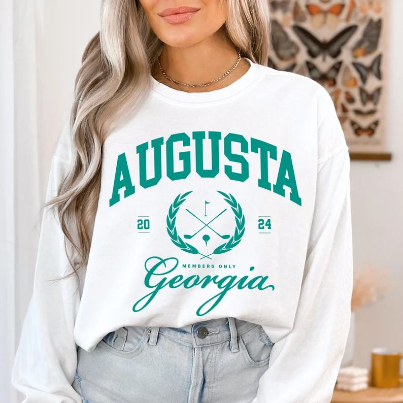 Augusta Sweatshirt Vintage Golf Crewneck