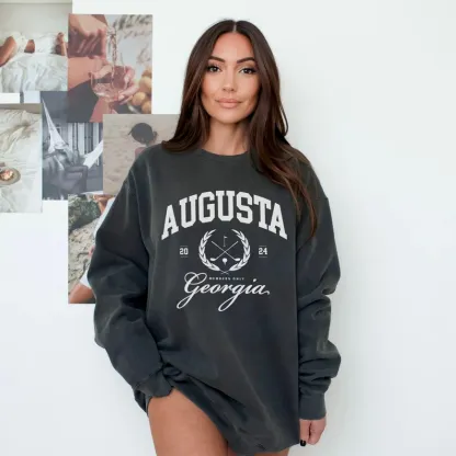 Augusta Sweatshirt Vintage Golf Crewneck