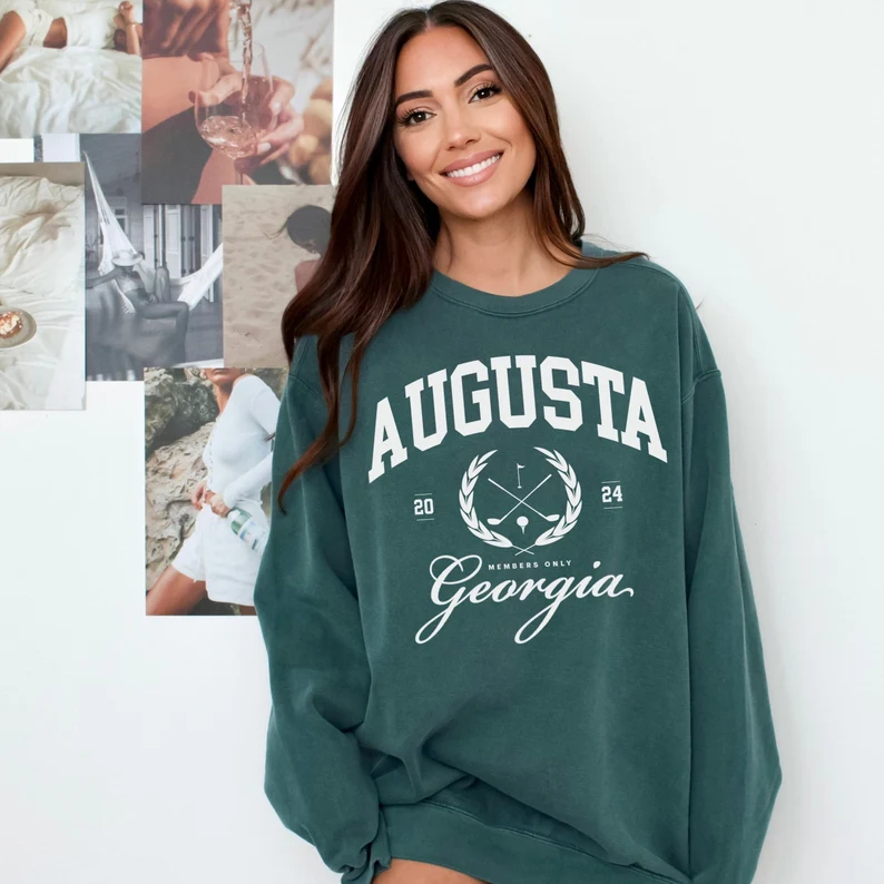 Augusta Sweatshirt Vintage Golf Crewneck