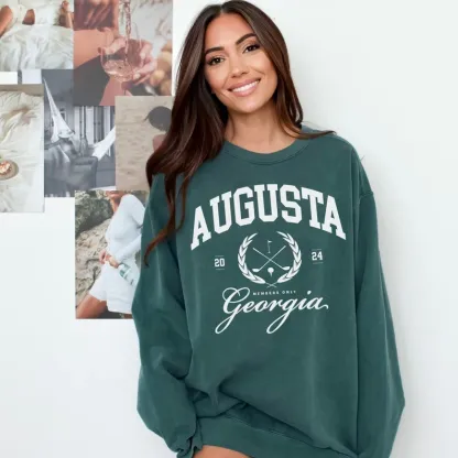 Augusta Sweatshirt Vintage Golf Crewneck