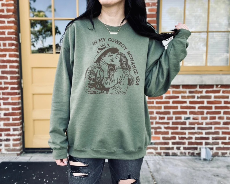 In My Cowboy Romance Era Sweatshirt