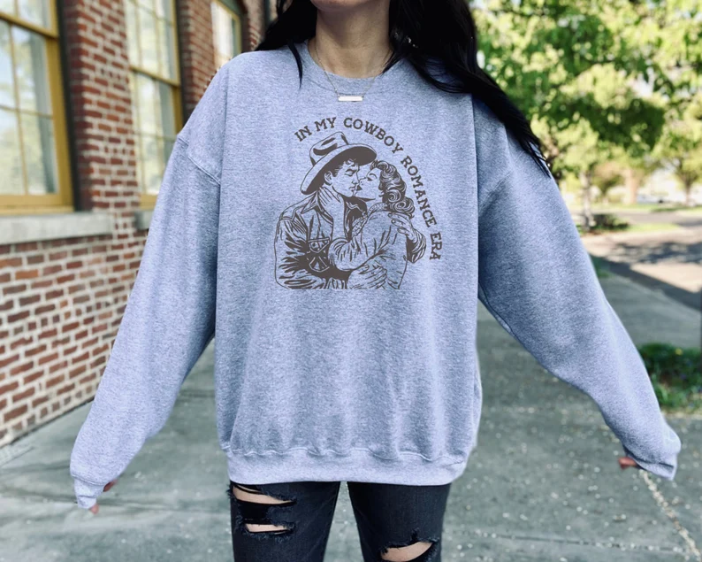 In My Cowboy Romance Era Sweatshirt 