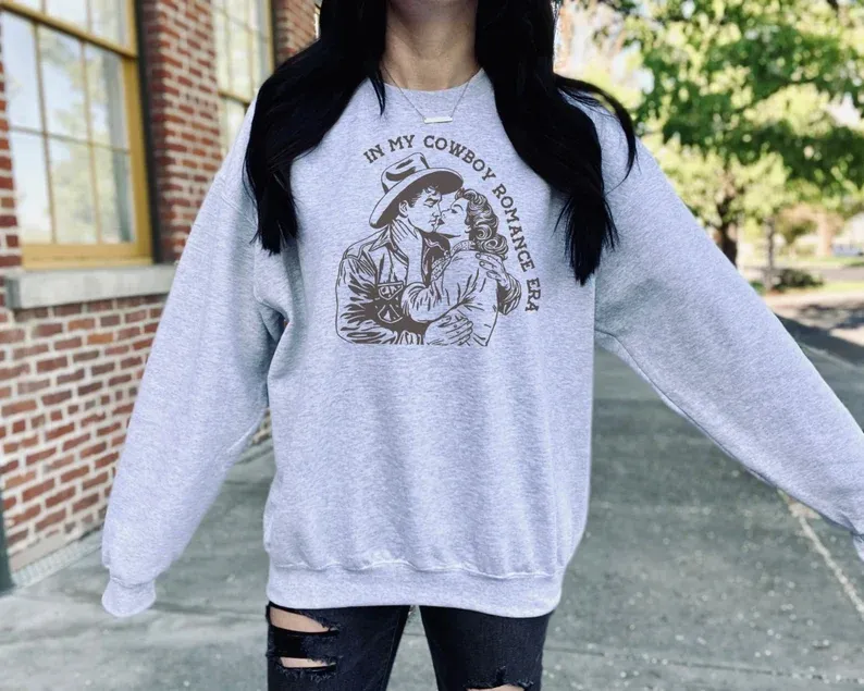 In My Cowboy Romance Era Sweatshirt 