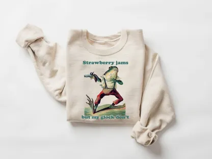 Strawberry Jams But My Glock Don't Sweatshirt