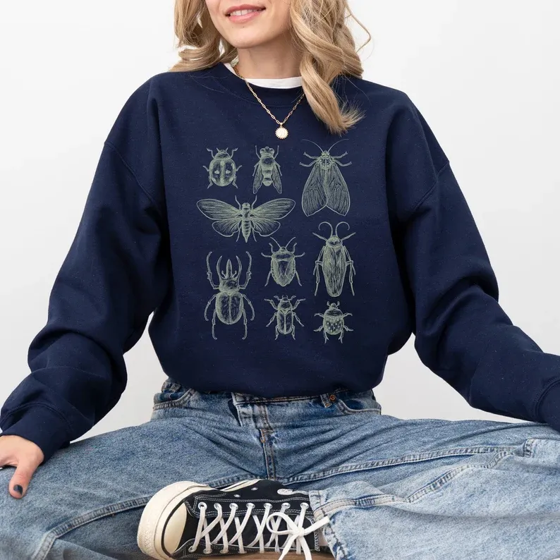 Vintage Style Bug Sweatshirt