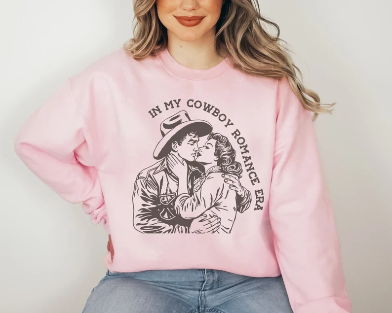 In My Cowboy Romance Era Sweatshirt 