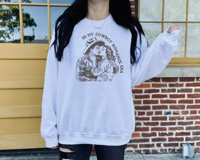 In My Cowboy Romance Era Sweatshirt 