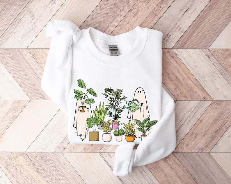 Funny Plant Ghost Sweatshirt
