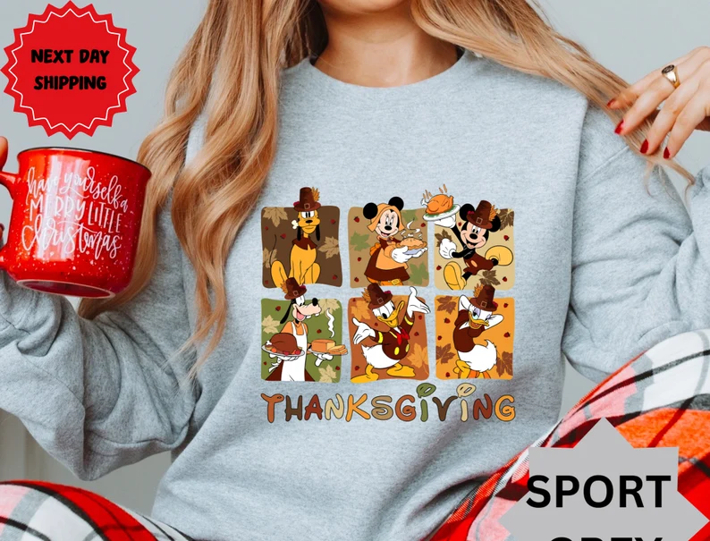 Disney Crew Thanksgiving Sweatshirt