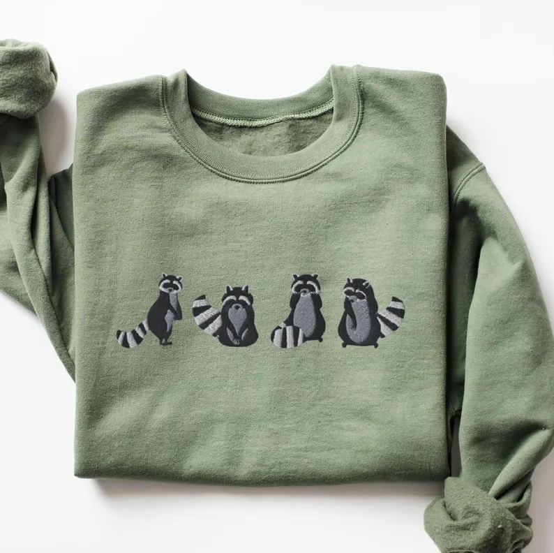 Cute Raccoon Sweatshirt