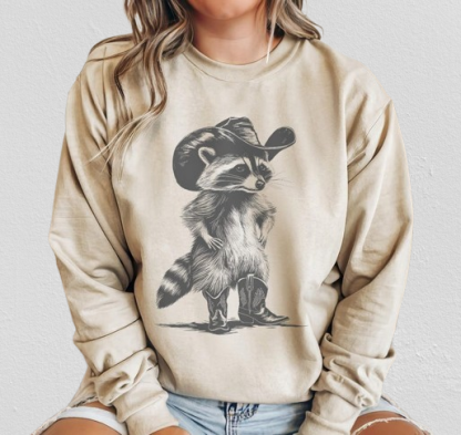 Western Raccoon Sweatshirt