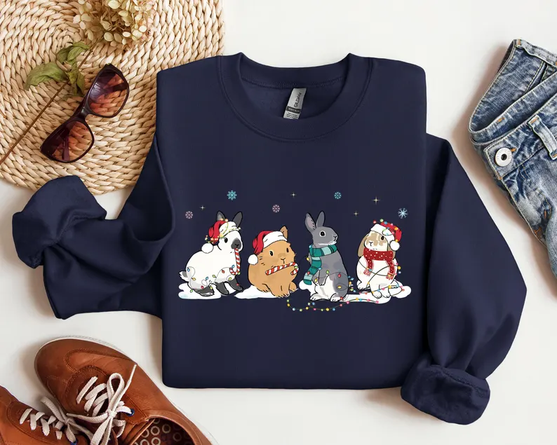 Cute Rabbit Christmas Sweatshirt