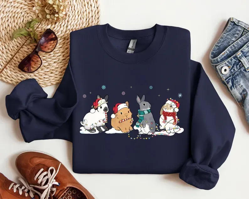 Cute Rabbit Christmas Sweatshirt