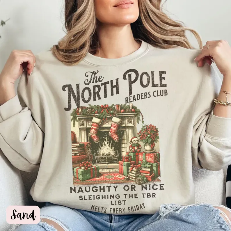 Bookish Christmas Sweatshirt