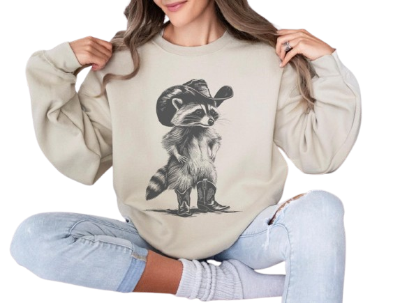 Western Raccoon Sweatshirt