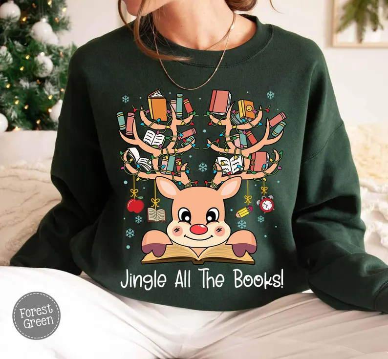 Christmas Books Sweater