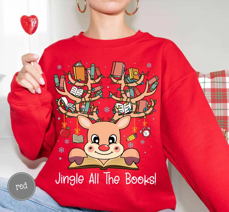 Christmas Books Sweater