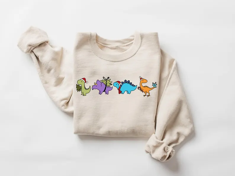 Christmas Dinosaurs Sweatshirt