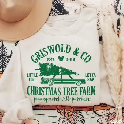 Retro Griswold Christmas Tree Sweatshirt,