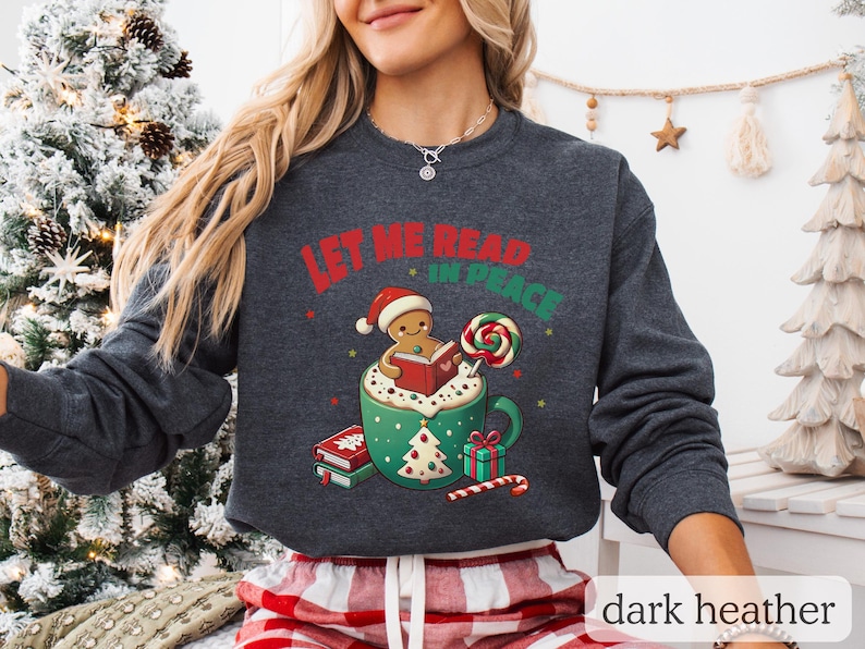 Funny Bookish Christmas Sweatshirt