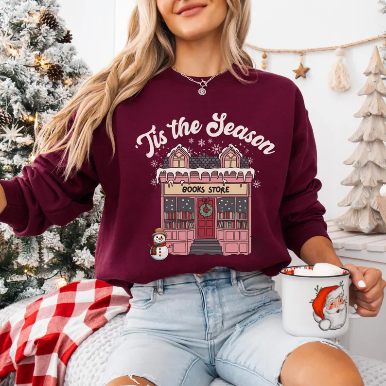 Bookish Christmas Sweatshirt