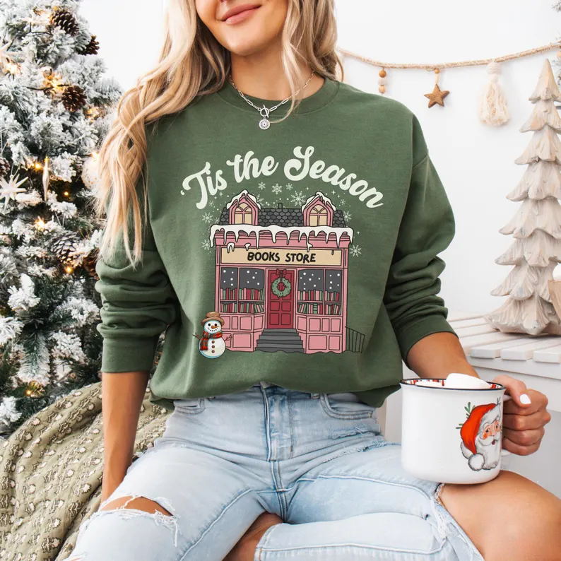 Bookish Christmas Sweatshirt