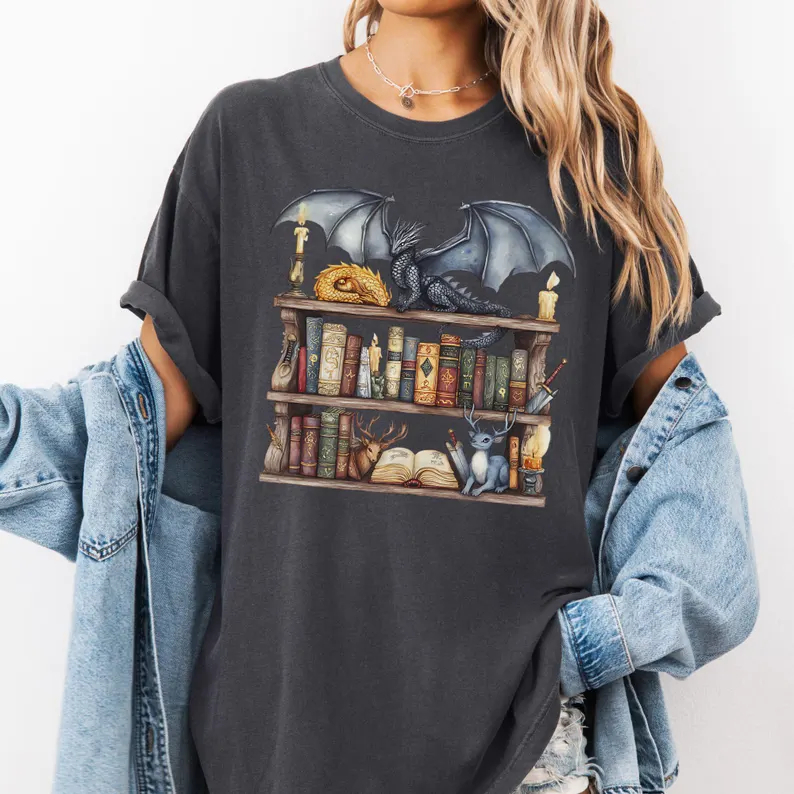 Fantasy Bookshelf shirt 