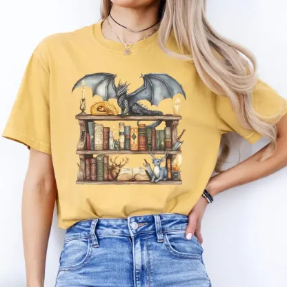 Fantasy Bookshelf shirt 