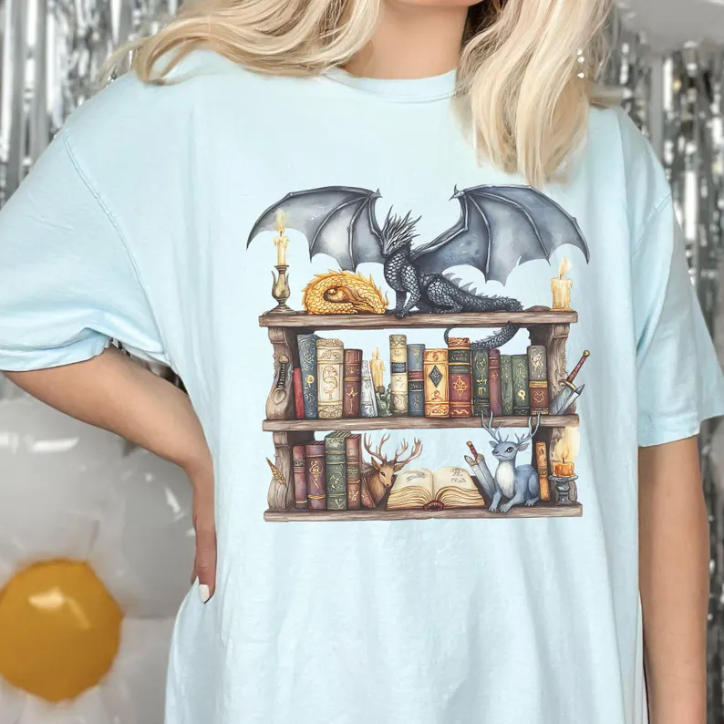 Fantasy Bookshelf shirt 