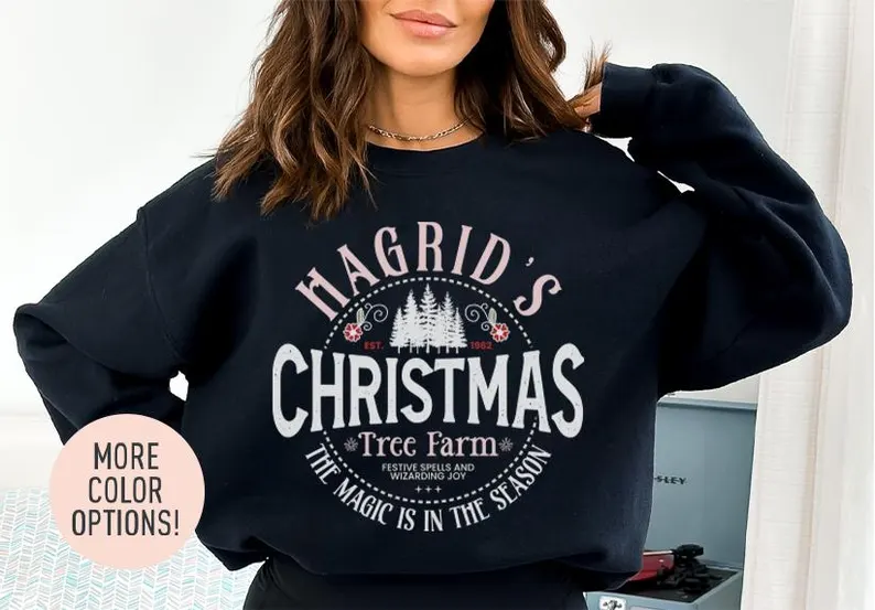Hagrids Christmas Tree Farm Crewneck Sweatshirt