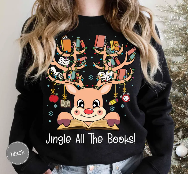 Christmas Books Sweater