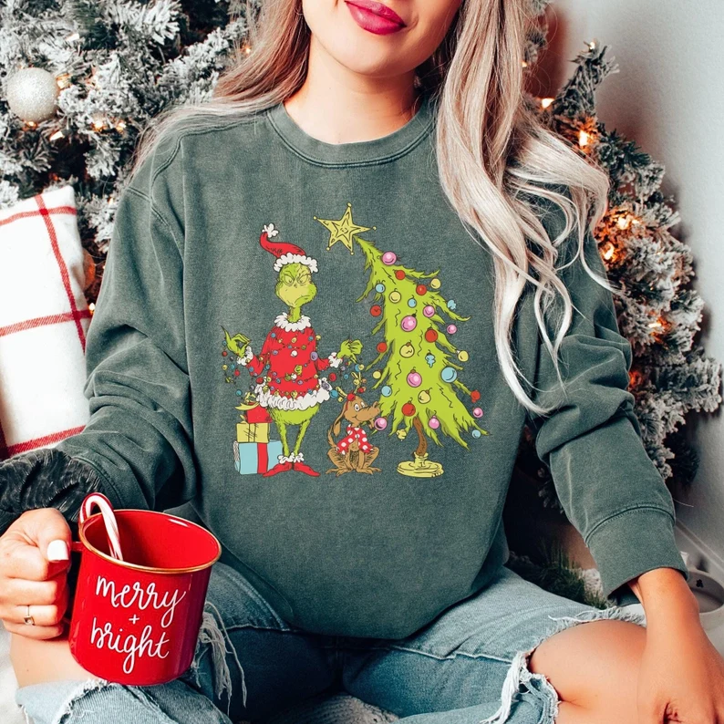 Grinch Christmas Sweatshirt