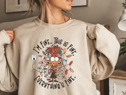 Anxiety Christmas Sweatshirt
