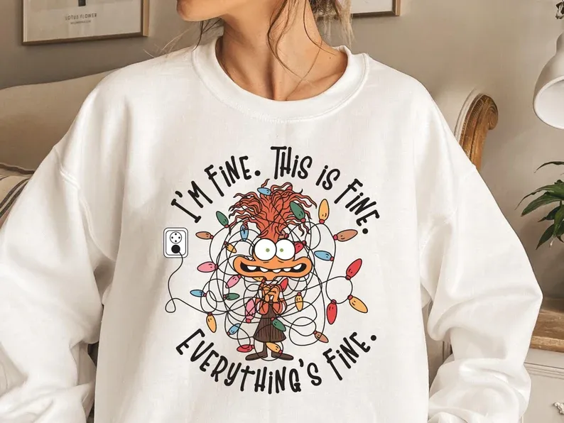 Anxiety Christmas Sweatshirt
