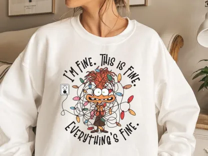 Anxiety Christmas Sweatshirt