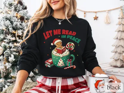 Funny Bookish Christmas Sweatshirt