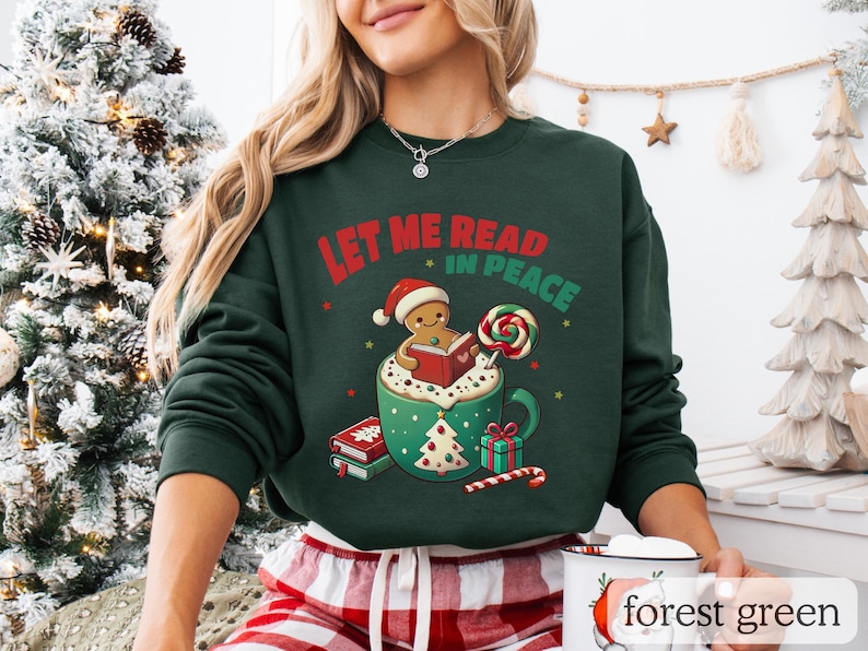 Funny Bookish Christmas Sweatshirt