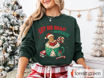 Funny Bookish Christmas Sweatshirt