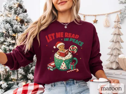 Funny Bookish Christmas Sweatshirt