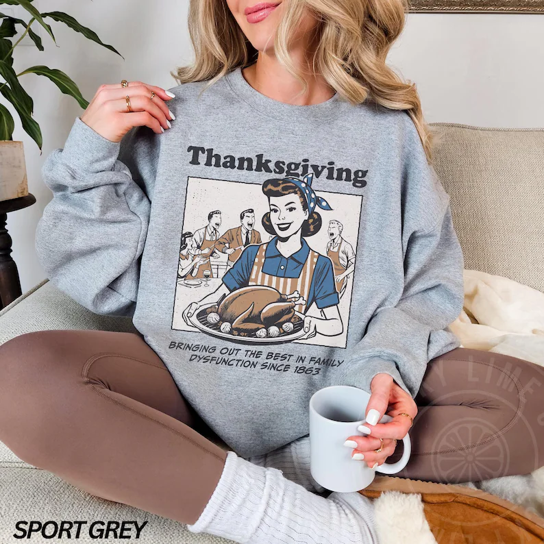 Retro Thanksgiving Sweatshirt